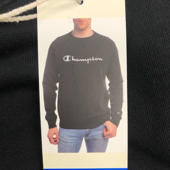 Champion | Men's Sweatshirt | Black | Variou Sizes - Picture 4 of 4